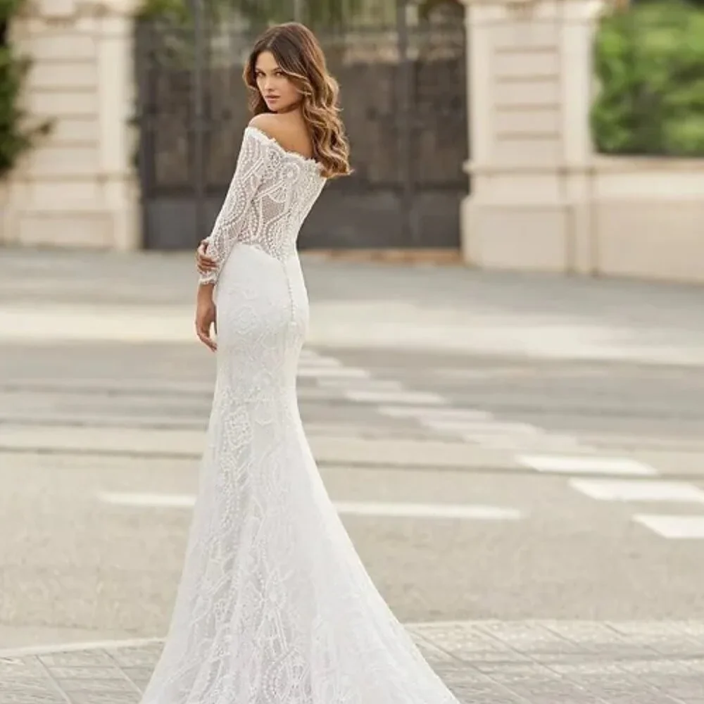 knee length dresses for ladies Rosa Clará Caitlin Mermaid Wedding Dress main image 0